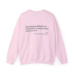 Damen Sweatshirt mit inspirierendem Schriftzug