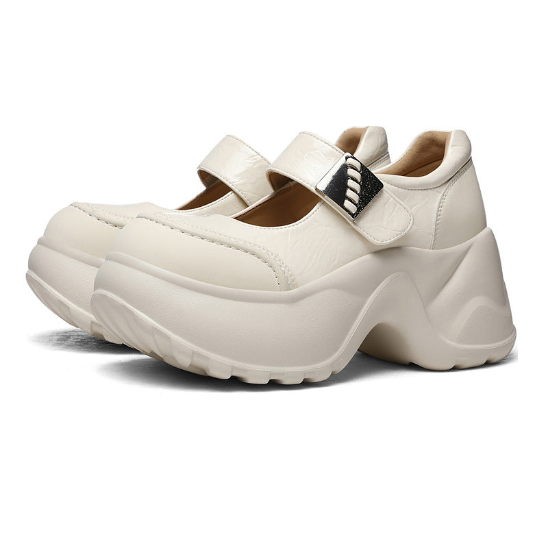 Damen Halbhohe Komfort-Schuhe mit verstellbarem Riemen R&B