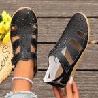 Damen Atmungsaktive Riemensandalen mit verstellbarem Klettverschluss R&B