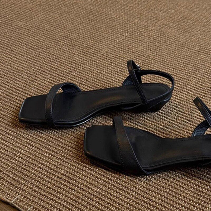 Damen elegante Sandalen mit modischem Riemchendesign und weichem Fußbett R&B