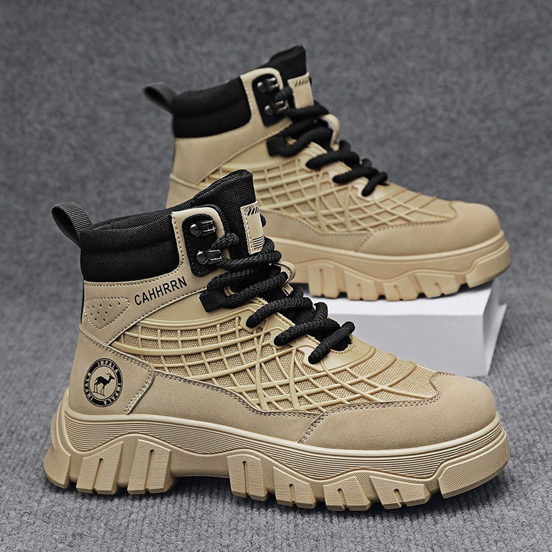 Damen Hohe und robuste Sneakers mit strapazierfähigem Obermaterial und rutschfester Sohle R&B