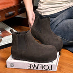Damen Chelsea Boots mit komfortablem Gummizug und weichem Wildleder R&B