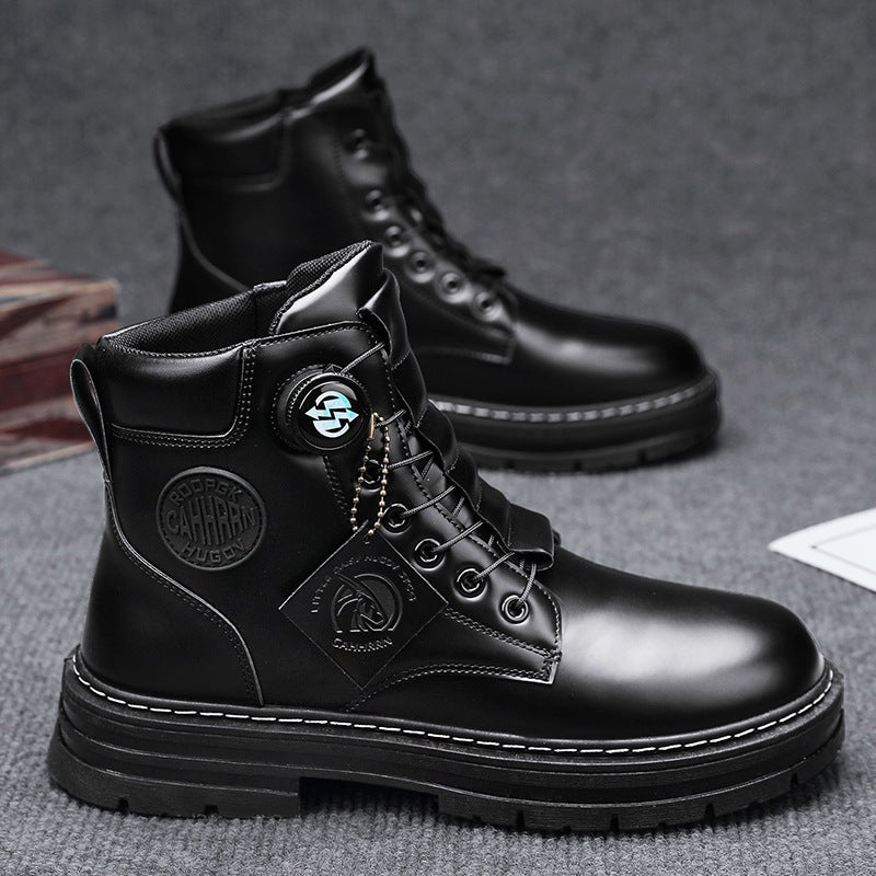 Herren robuste Schnürboots mit rutschfester Sohle und wasserabweisendem Obermaterial R&B