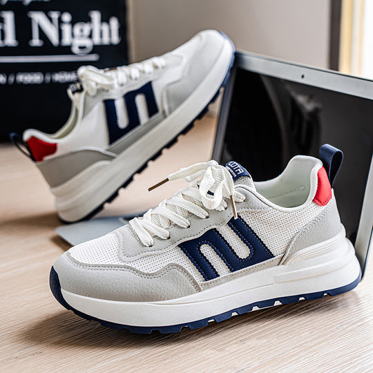 Damen Sportliche Sneakers mit atmungsaktiver Materialkombination und ergonomischer Dämpfung R&B