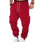 Herren Cargo-Jogginghosen mit praktischem Kordelzug und seitlichen Taschen R&B