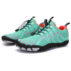 Damen nan elastischer Aquasport-Schuh mit Schnellzugverschluss, rutschfester Gummisohle und flexiblem Zehenschutz R&B