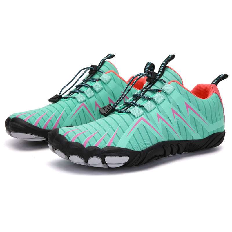 Damen nan elastischer Aquasport-Schuh mit Schnellzugverschluss, rutschfester Gummisohle und flexiblem Zehenschutz R&B