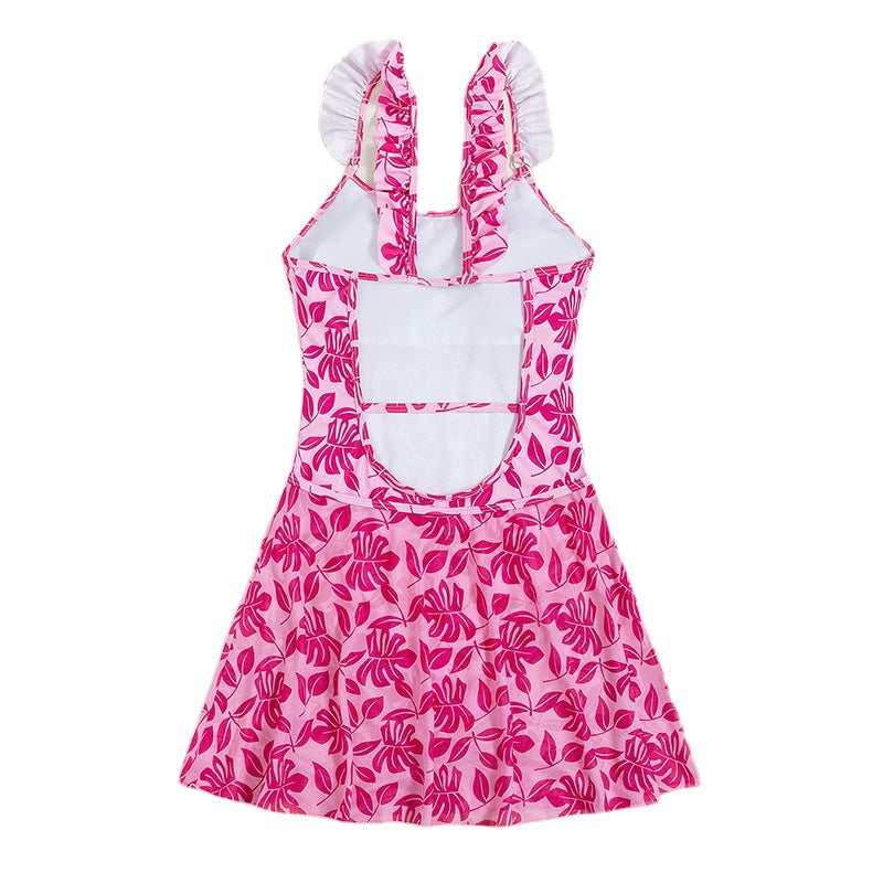 Damen Badekleid mit floralem Muster R&B