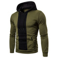 Herren Kapuzenpullover mit modernem Farbblock-Design R&B