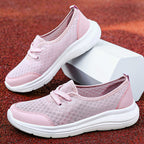 Damen Sportliche Sneaker mit atmungsaktivem Obermaterial und dämpfender Sohle R&B