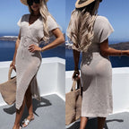 Damen strandfreundliches Netzkleid R&B
