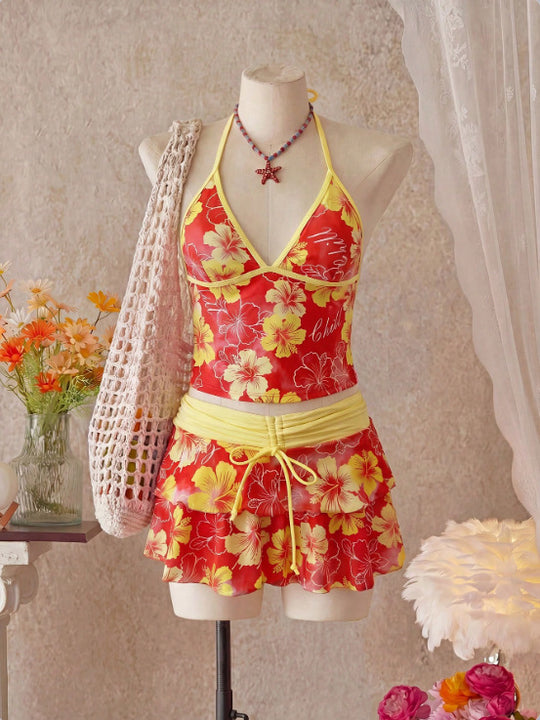 Damen Bikini-Set mit Rock R&B
