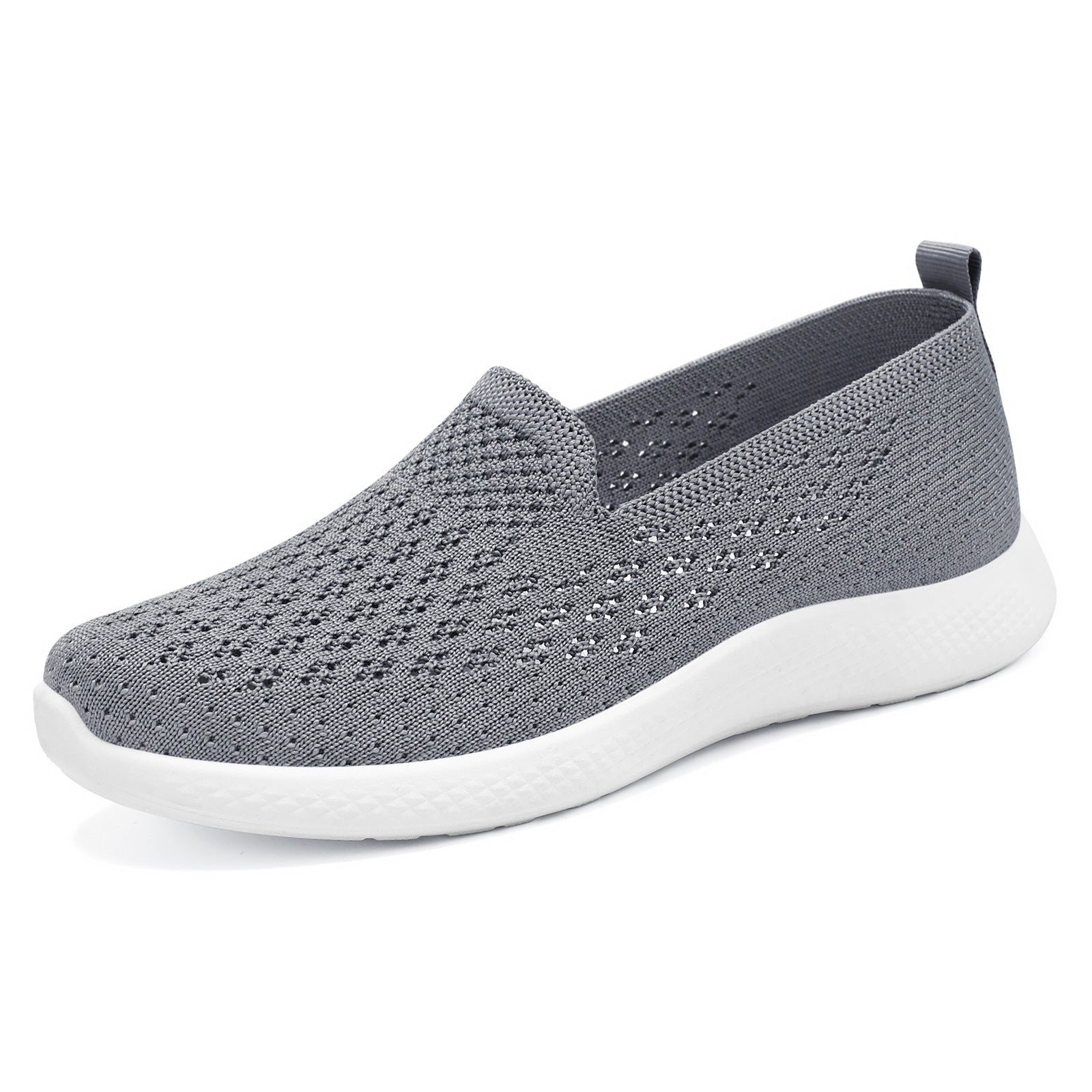 Damen Atmungsaktive Slip-On Sneakers mit elastischem Strickoberteil R&B