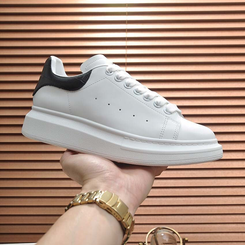 Damen Sportliche Sneakers mit modischer Lederspitze und gepolsterter Sohle R&B