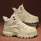 Damen High-Top Sneakers mit rutschfester Profilsohle und stilvoller Optik