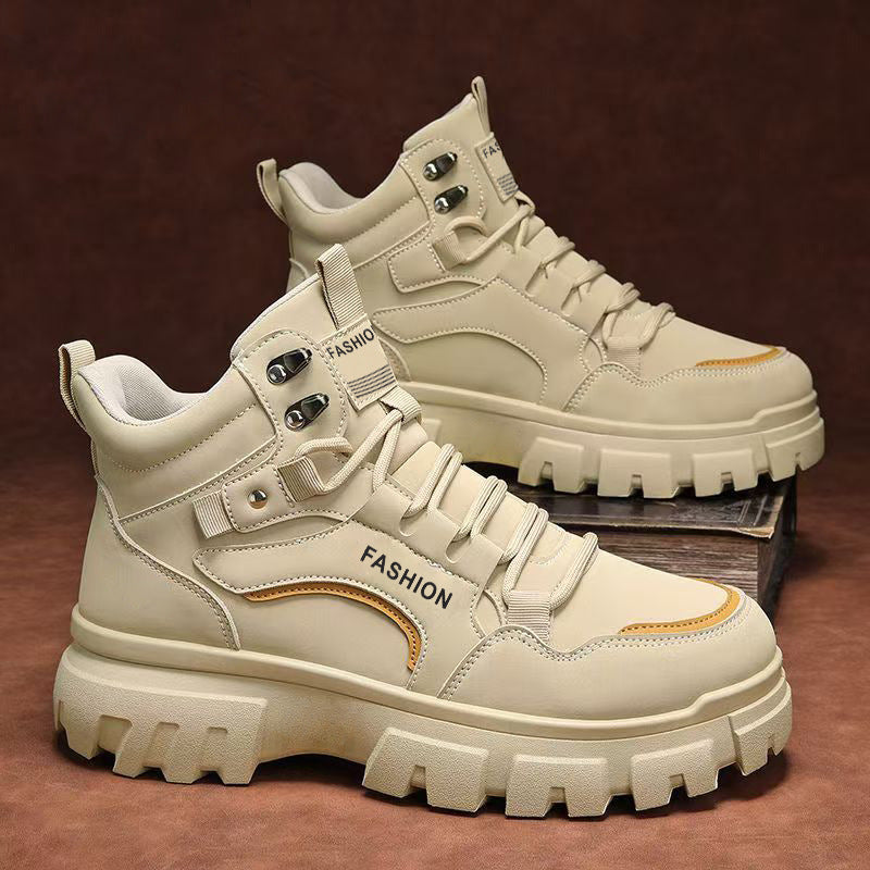 Damen High-Top Sneakers mit rutschfester Profilsohle und stilvoller Optik