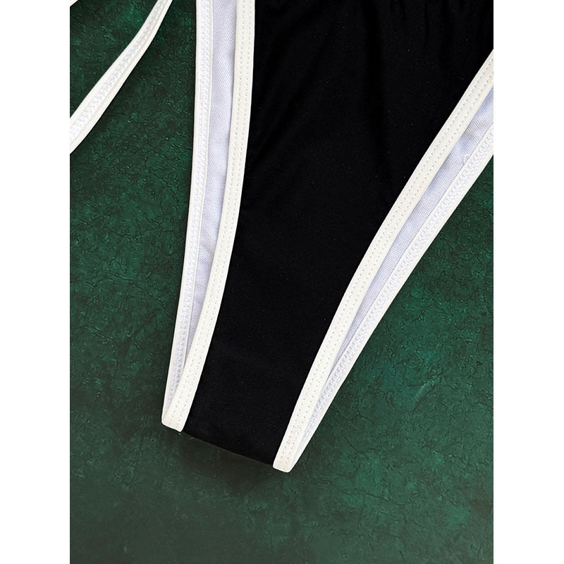 Damen Triangel-Bikini mit verspieltem Cut-Out und regulierbaren Trägern R&B