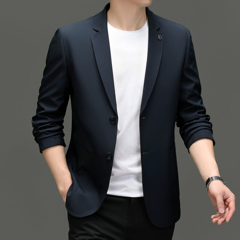 R&B | Blazer Slim Fit Leicht Klassischer Revers Zwei Knöpfe