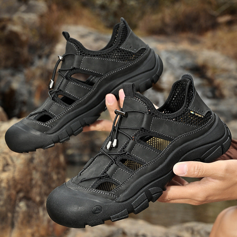 Herren Sportliche Wasserschuhe mit rutschfester Sohle und atmungsaktivem Obermaterial R&B