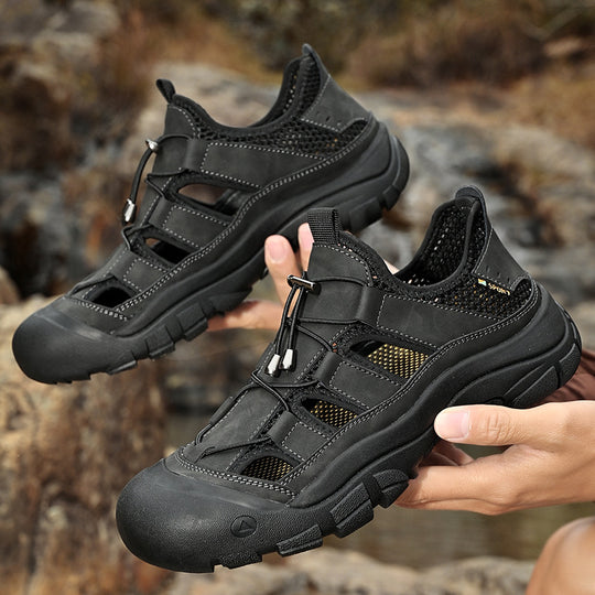 Herren Sportliche Wasserschuhe mit rutschfester Sohle und atmungsaktivem Obermaterial R&B