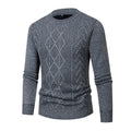 Herren Pullover mit strukturiertem Zopfmuster