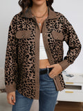 Damen Freizeitjacke im angesagten Leopardenmuster mit aufgesetzten Taschen R&B