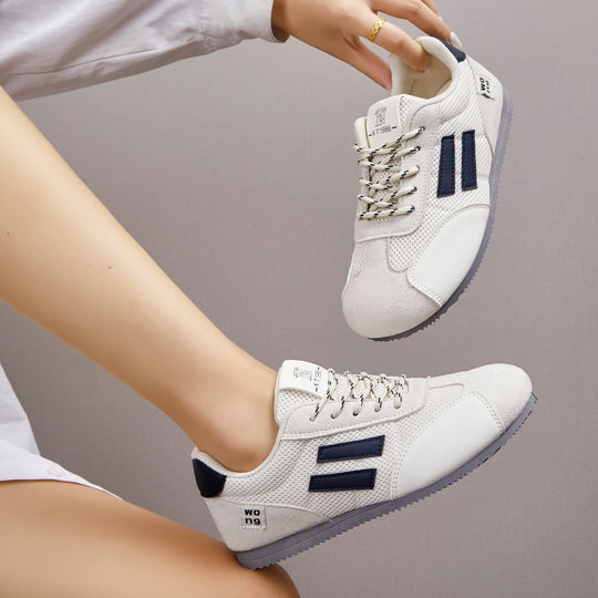 Damen Sportliche Freizeitschuhe mit rutschfester Laufsohle und atmungsaktivem Mesh-Heel R&B