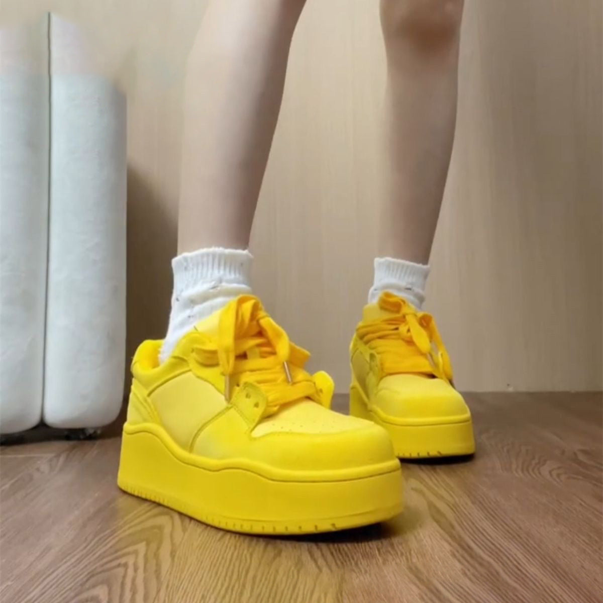 Damen Plattform Sneakers R&B