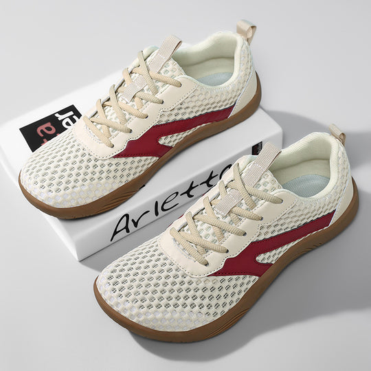 Damen Sportliche Atmungsaktive Sneakers mit flexiblem Obermaterial R&B