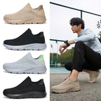 Unisex nan elastischer Strick-Schlupfschuh mit konturierter viskoelastischer Innensohle und rutschfester stoßdämpfender Laufsohle R&B