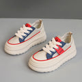 Damen sportliche Sneakers mit robustem Obermaterial und dämpfender Sohle R&B