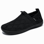 Damen Bequeme Slip-On Sneakers mit elastischem Strickdesign R&B
