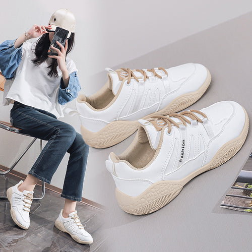 Damen Schnürsport Sneakers mit atmungsaktiver Obermaterialstruktur und stoßdämpfender Sohle R&B