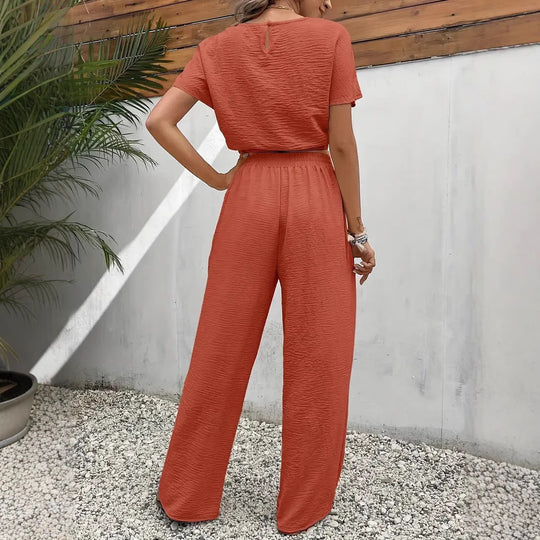 Damen lässiges Two-Piece Lounge-Set R&B