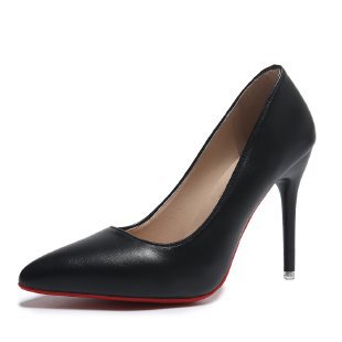 Damen elegante Stiletto-Pumps mit glänzender Lackoberfläche R&B