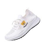 Damen Sportliche Sneakers mit hochwertigem Strick-Obermaterial und elastischem Schnürsystem R&B