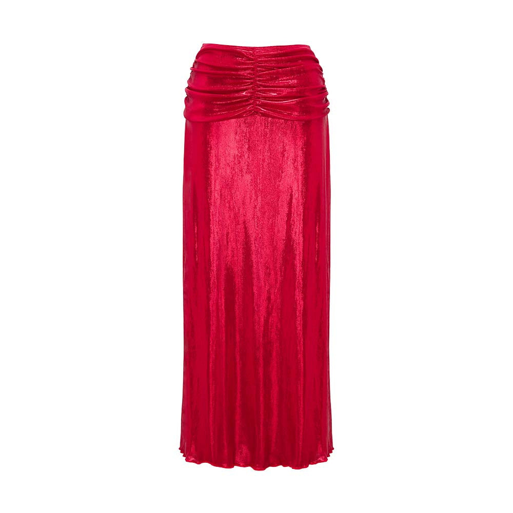 Damen Badeanzug mit off-shoulder Design und elegantem Rock R&B