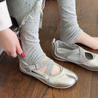 Damen Sportliche Ballerinas mit flexiblem Riemchen und atmungsaktivem Obermaterial R&B
