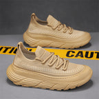 Damen Sportliche Hochprofil-Sneaker mit atmungsaktiver Obermaterialstruktur R&B