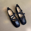 Damen Ballerinas mit modischem Riemen und komfortablem Fußbett R&B