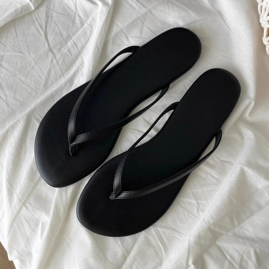 Damen komfortable Zehentrenner-Sandalen mit orthopädischem Fußbett und rutschfester Sohle R&B