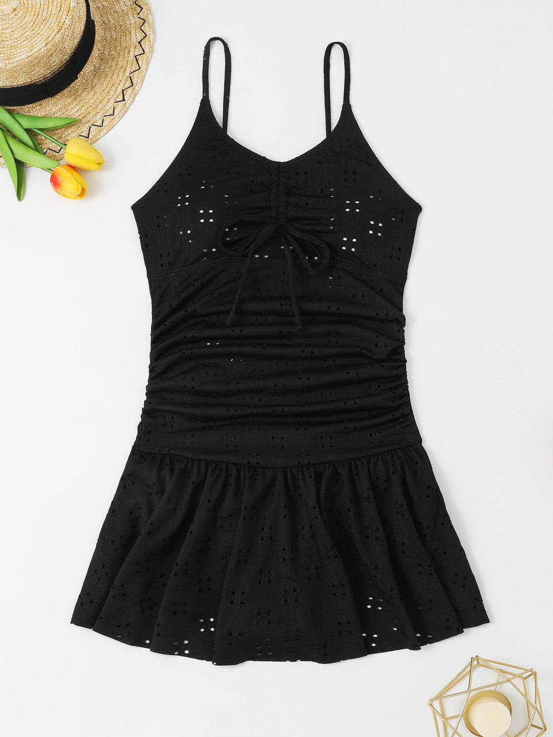 Damen Wickel-Badeanzug mit modischen Rüschendetails R&B