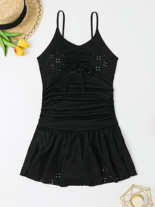 Damen Wickel-Badeanzug mit modischen Rüschendetails R&B