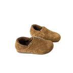 Damen Komfortable Clogs aus hochwertigem Wildleder mit kuscheligem Innenfutter R&B
