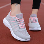 Damen Sportschuhe mit atmungsaktivem Obermaterial und robustem Sohlenprofil