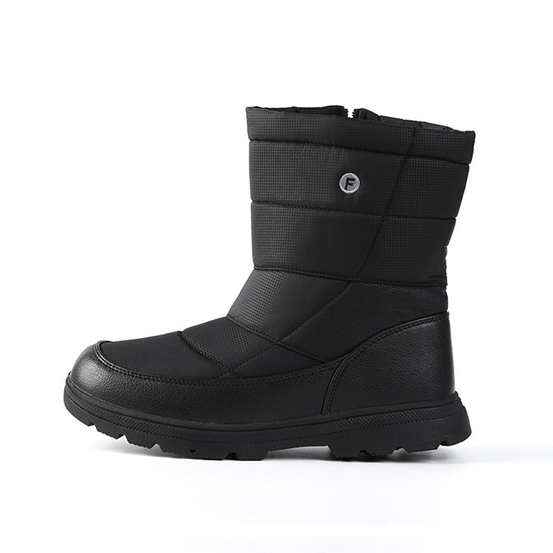 Damen isolierte Winterstiefel mit rutschfester Sohle und praktischem Schnellverschluss R&B