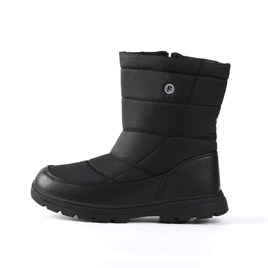 Damen isolierte Winterstiefel mit rutschfester Sohle und praktischem Schnellverschluss R&B