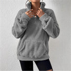 Damen kuscheliger Fleece-Pullover R&B