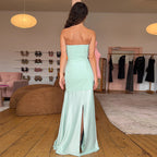 Damen Strappy Maxikleid mit elegantem fließenden Schnitt R&B
