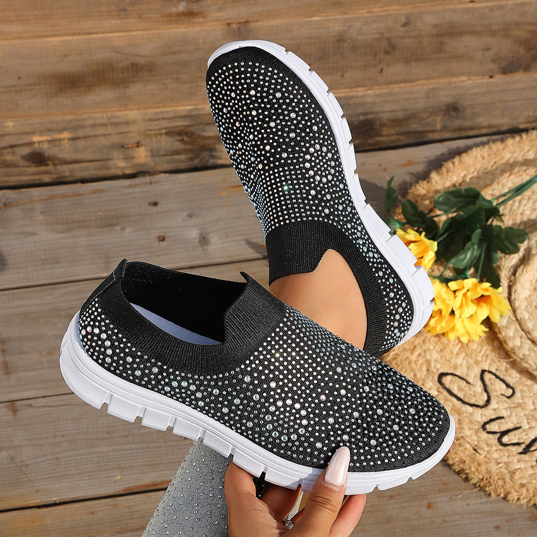 Damen Bequeme Slip-On Sneakers mit atmungsaktivem Obermaterial R&B